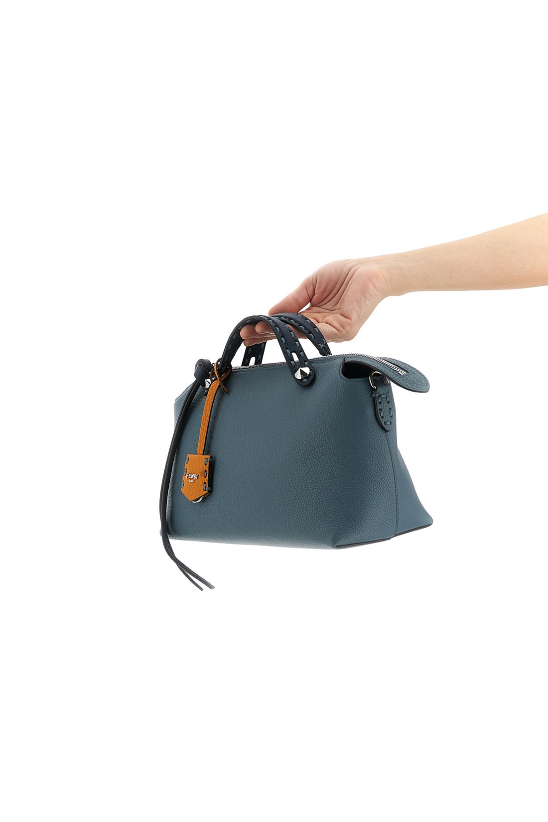 FENDI OS by the way soft selleria handbag in roman leather