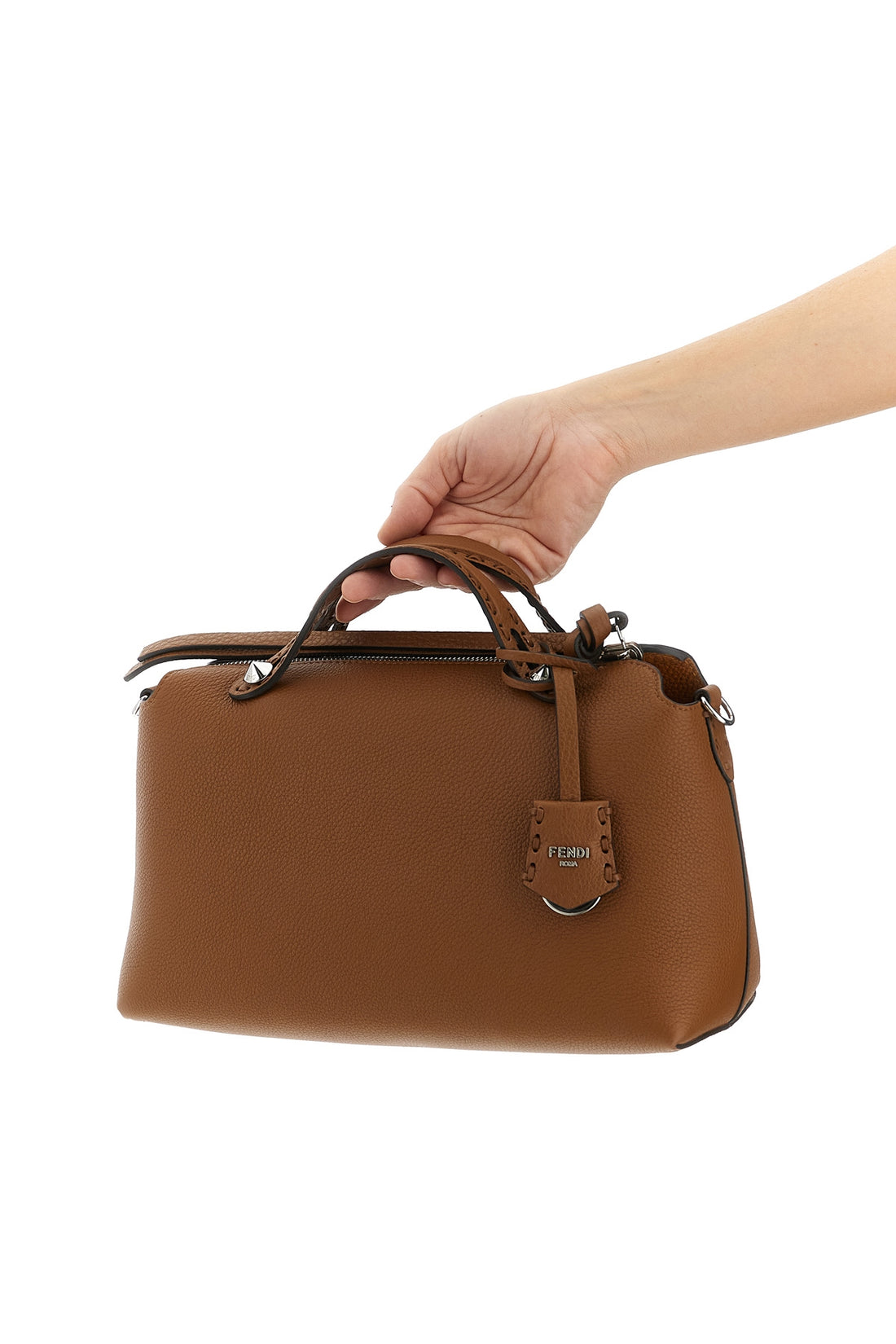 FENDI OS by the way selleria medium handbag in roman leather