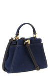 peekaboo mini denim handbag