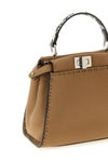 the fendi peekaboo mini handbag in fine cuoio romano