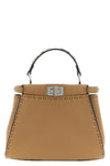the fendi peekaboo mini handbag in fine cuoio romano