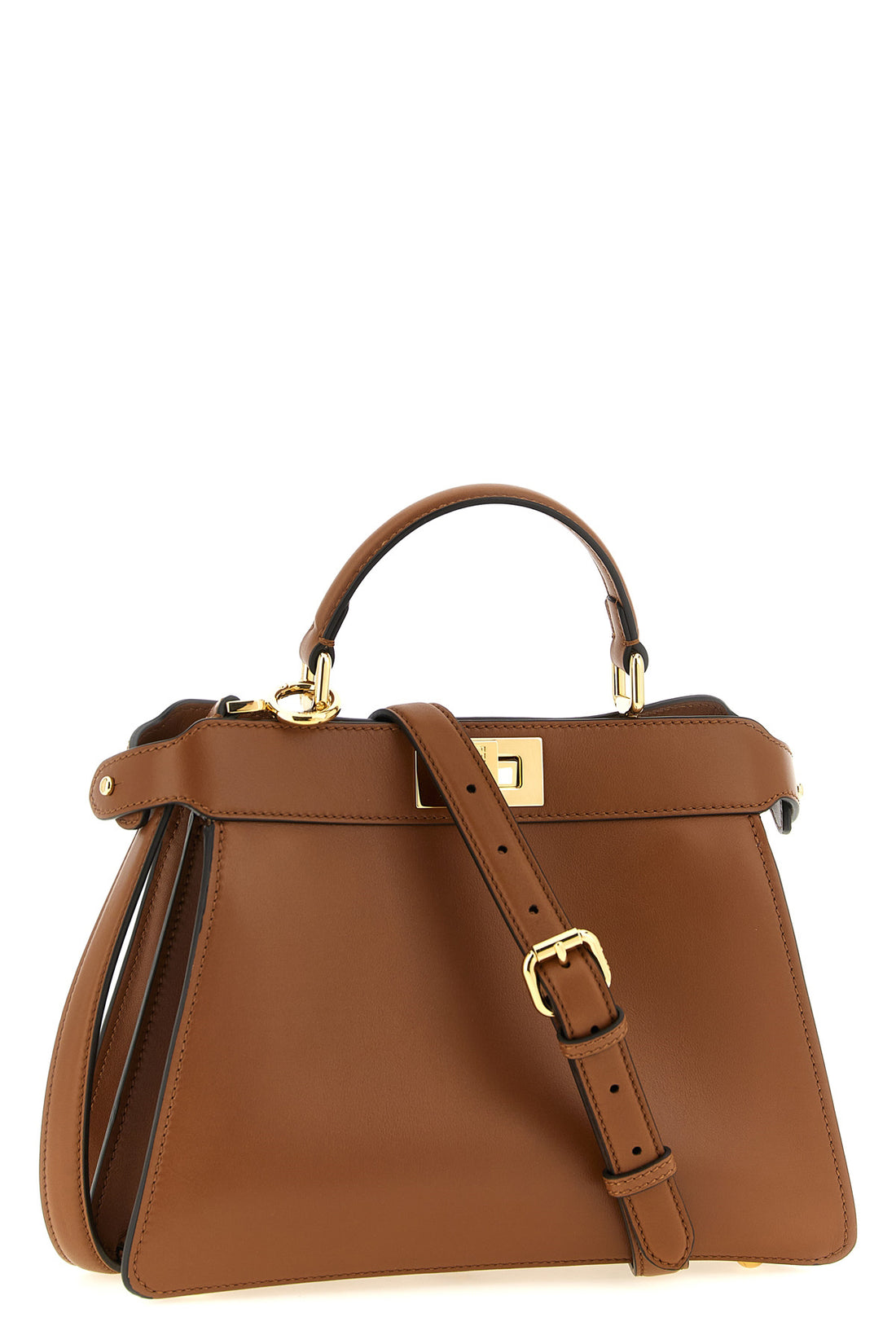 FENDI OS the fendi peekaboo iseeu handbag in fine smooth calf leather sets new standards