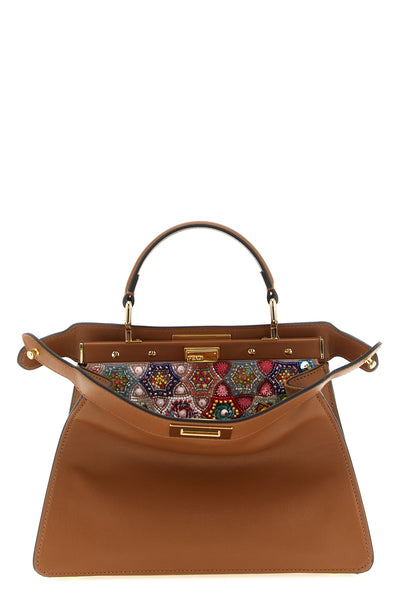 the fendi peekaboo iseeu handbag in fine smooth calf leather sets new standards