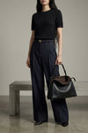 medium fendi way semi-gloss calf leather handbag