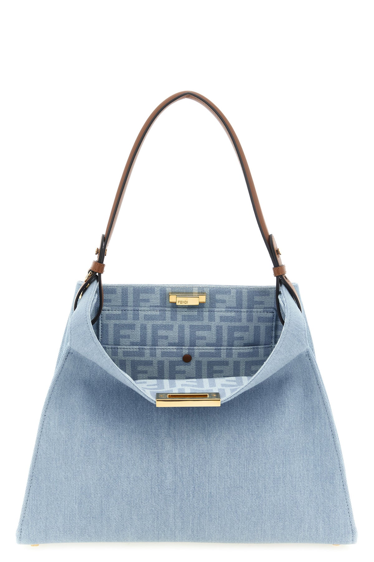 the fendi way handbag sets new standards of everyday luxury through a trapezoi
