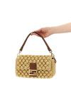 baguette® raffia medium shoulder bag
