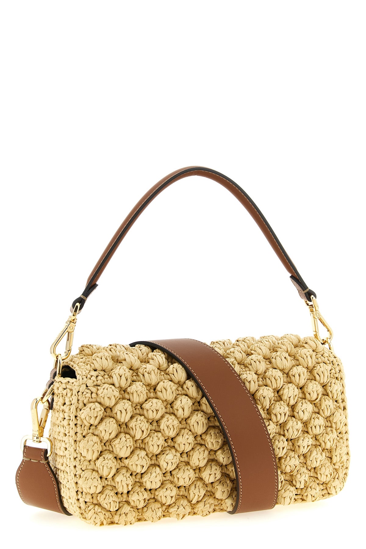 baguette® raffia medium shoulder bag