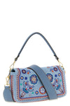 the fendi baguette® medium shoulder bag stands out for an iconic silhouette ma