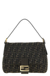 the fendi flap 26325 shoulder bag is distinguished by a destructured trapezoid