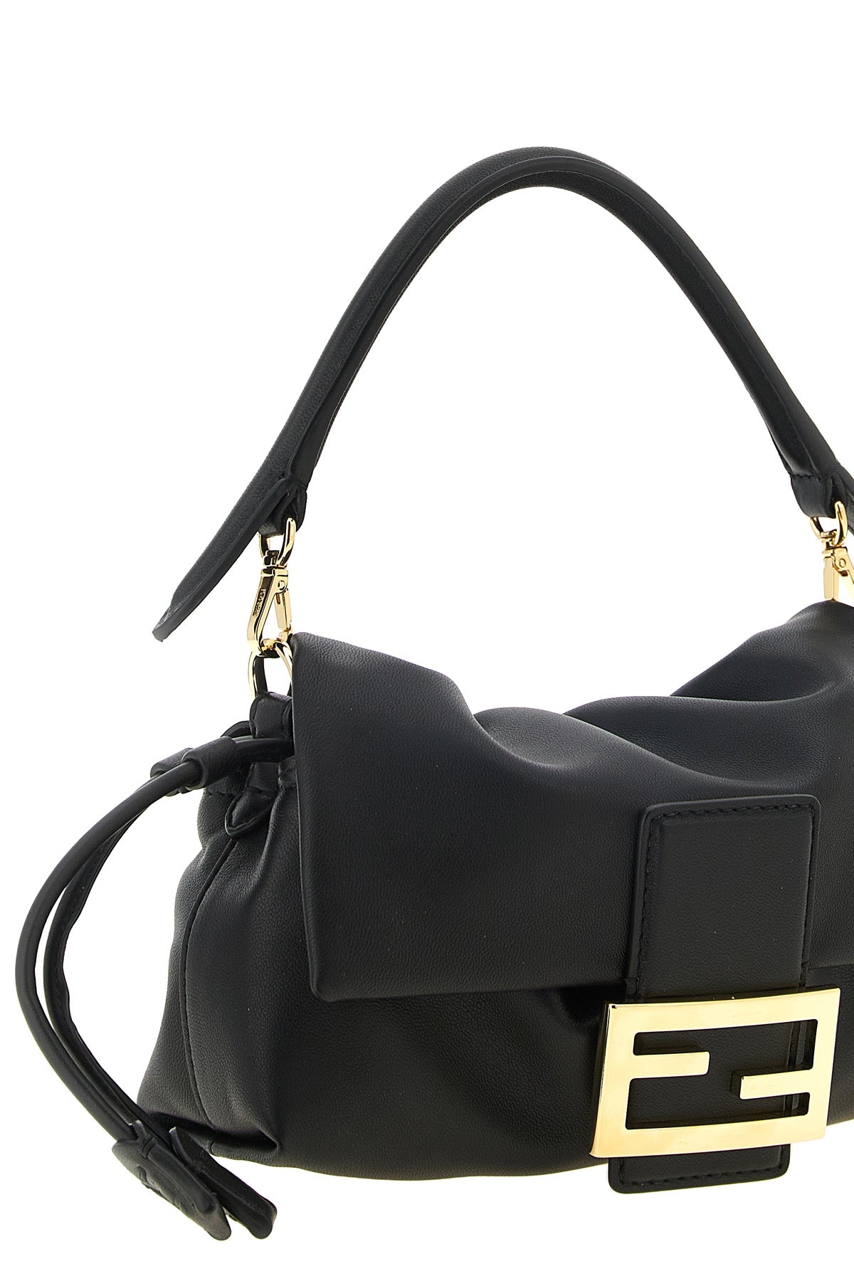 the fendi baguette® soft piccola handbag reinterprets the iconic silhouette th