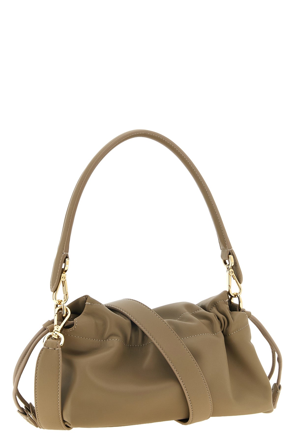 the baguette® soft media shoulder bag by fendi is made of fine lamb nappa leathe