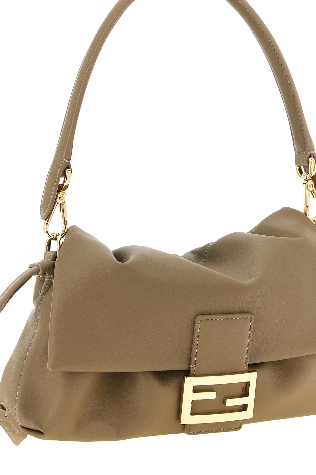 the baguette® soft media shoulder bag by fendi is made of fine lamb nappa leathe