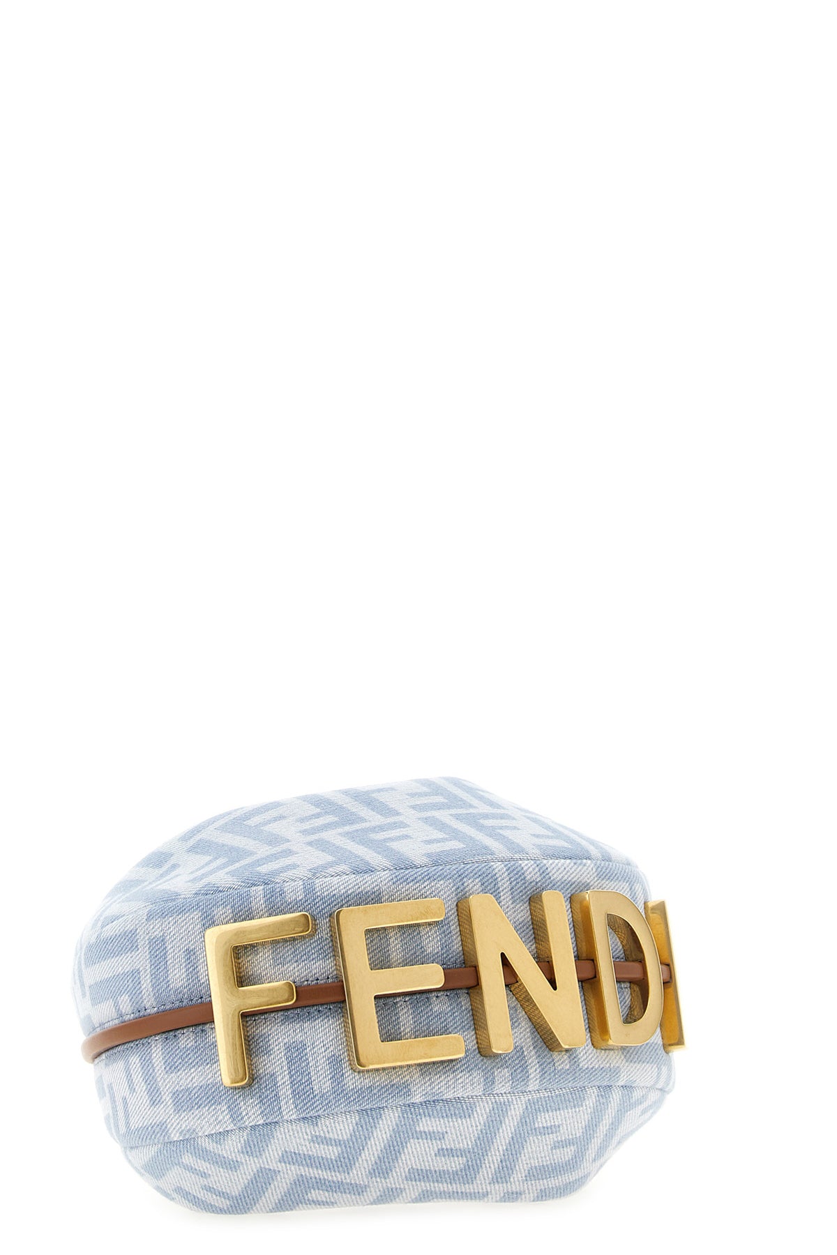 the fendi fendigraphy mini hobo handbag defines contemporary structural design