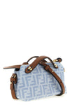 the fendi by the way soft mini handbag is made of cotton denim