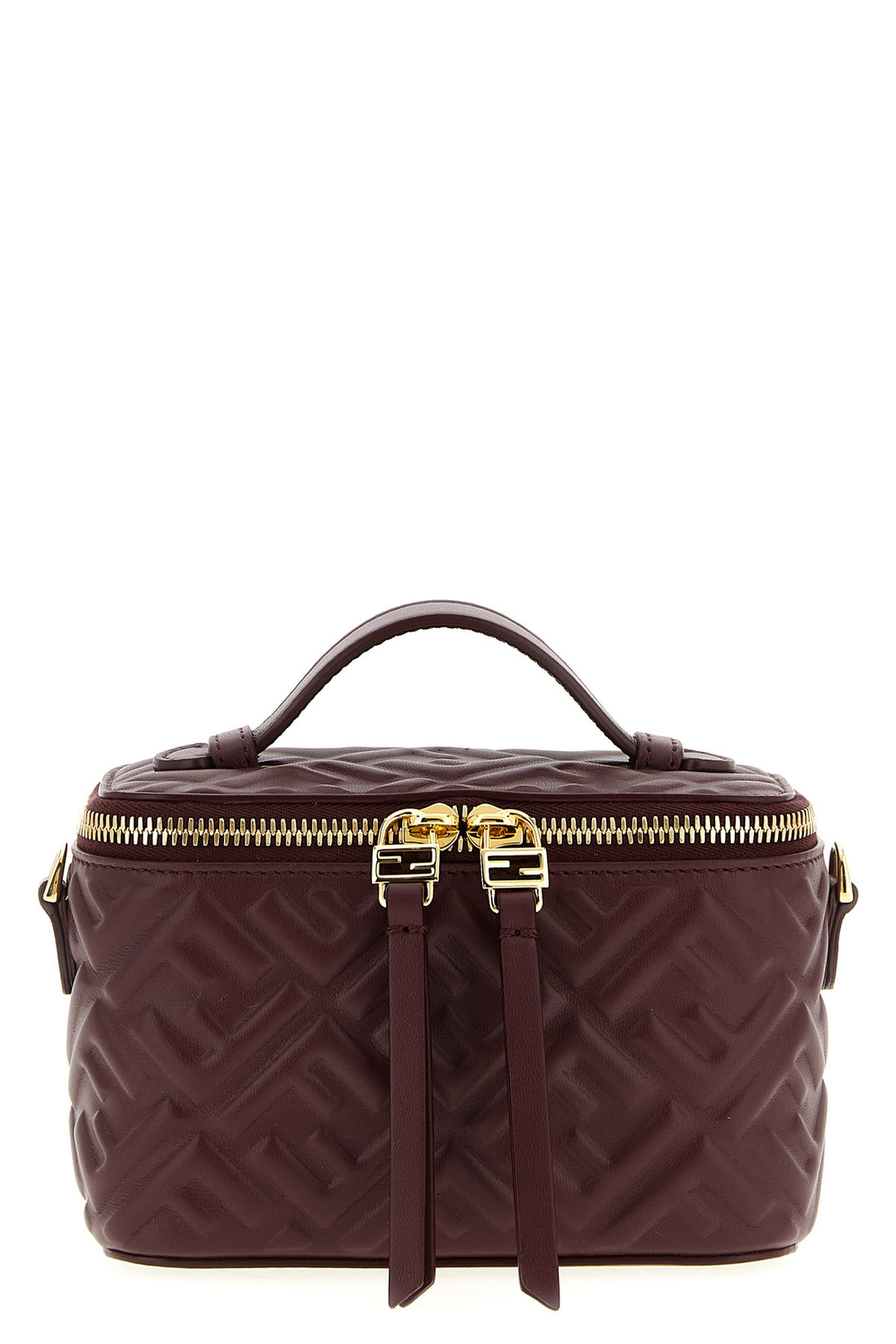 FENDI OS fendi vanity nappa leather handbag