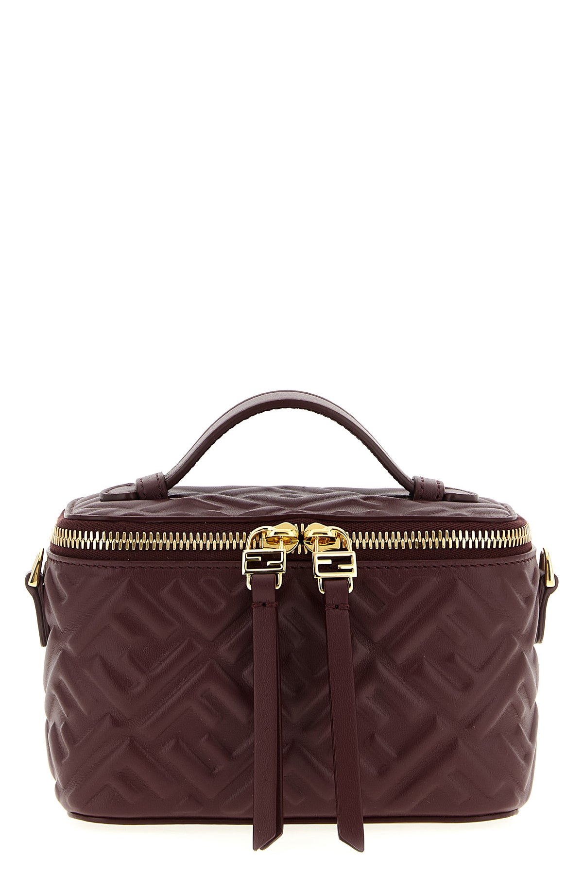 fendi vanity nappa leather handbag
