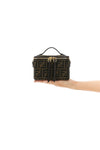 fendi vanity ff jacquard fabric handbag
