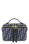 ff denim-effect jacquard fendi vanity handbag