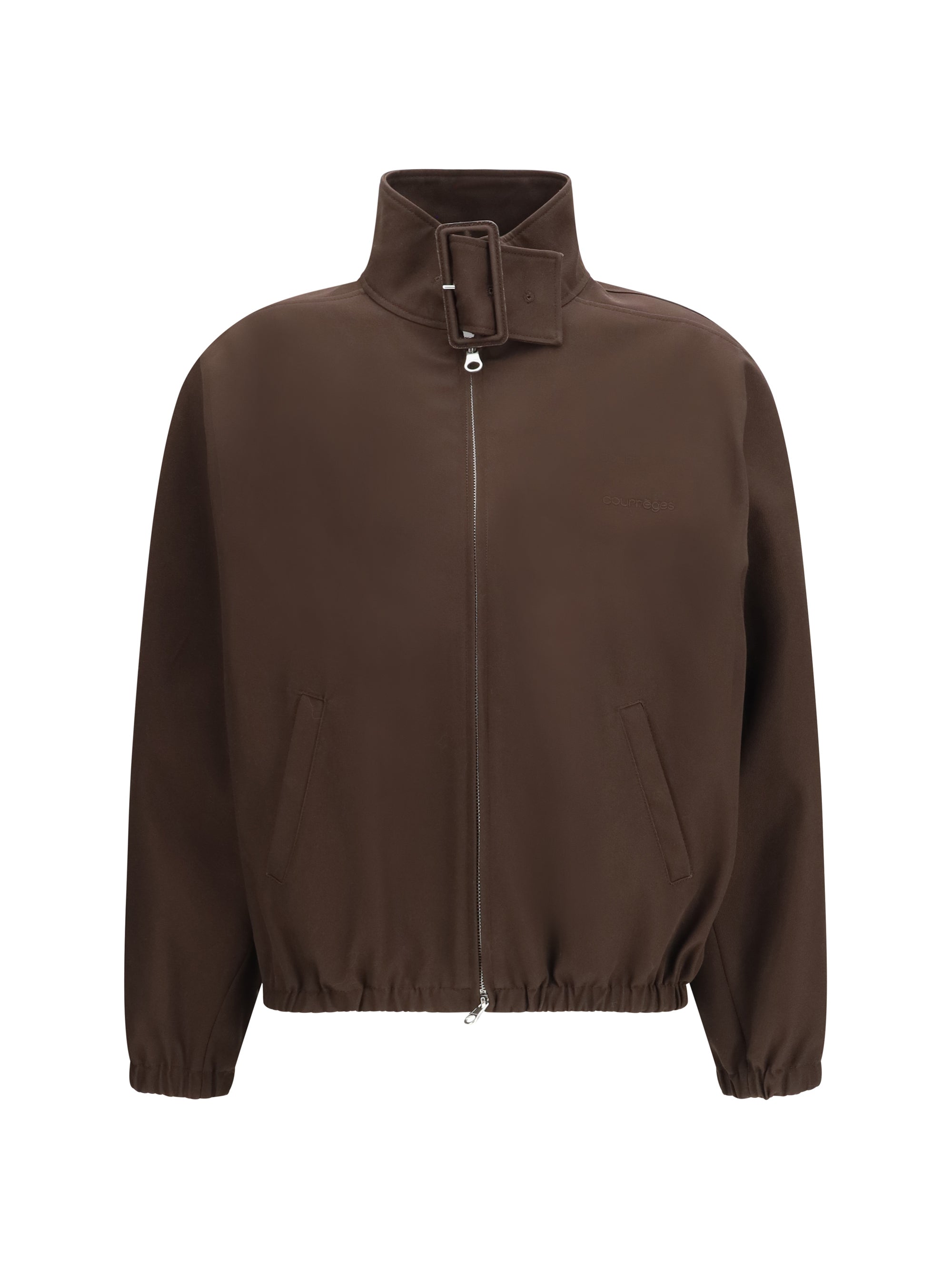 zip-up bomber jacket