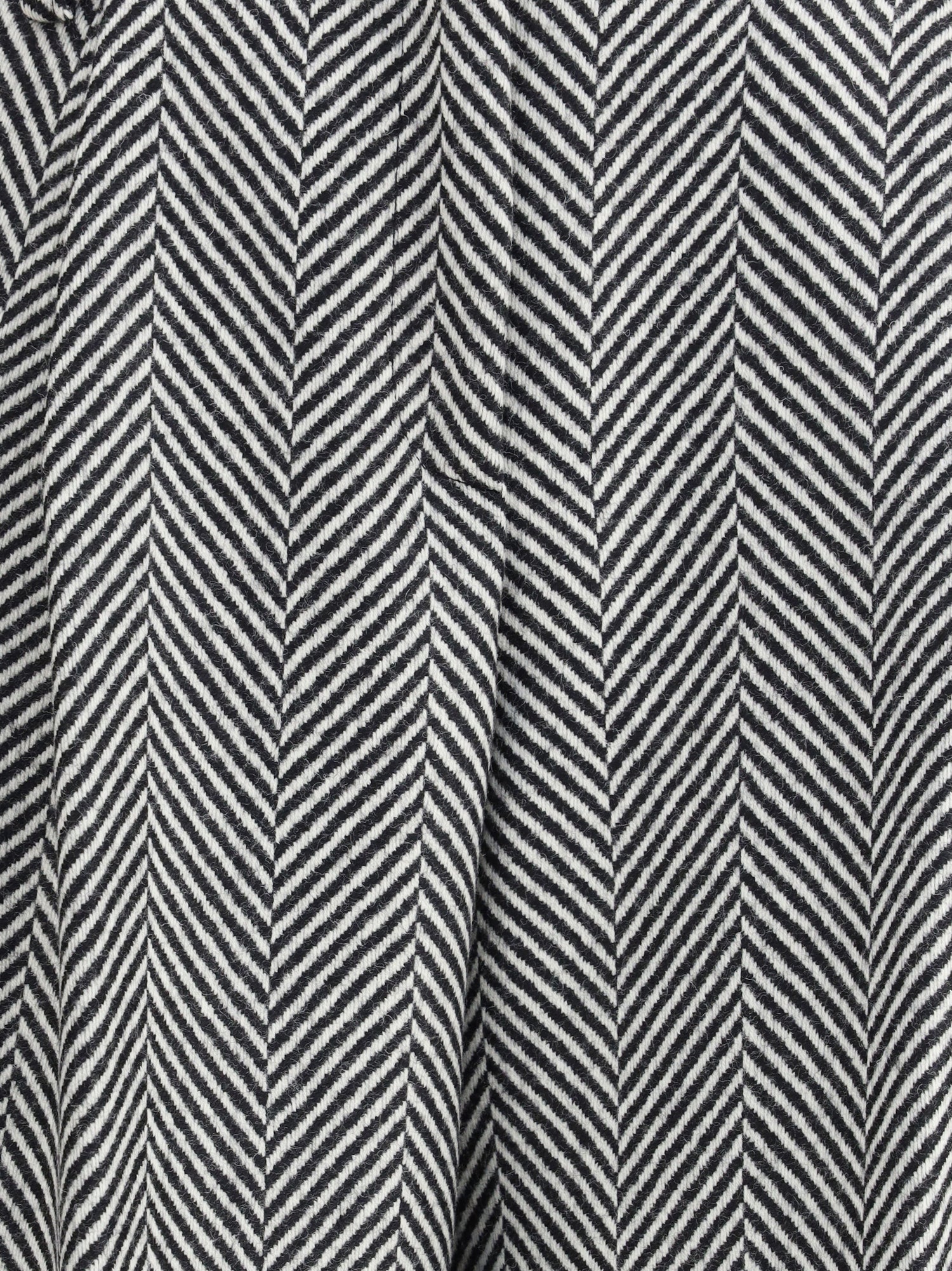 FORTE_FORTE II high-waisted wool trousers with chevron pattern