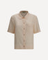 Fendi Ff Pattern Silk Shirt Pink