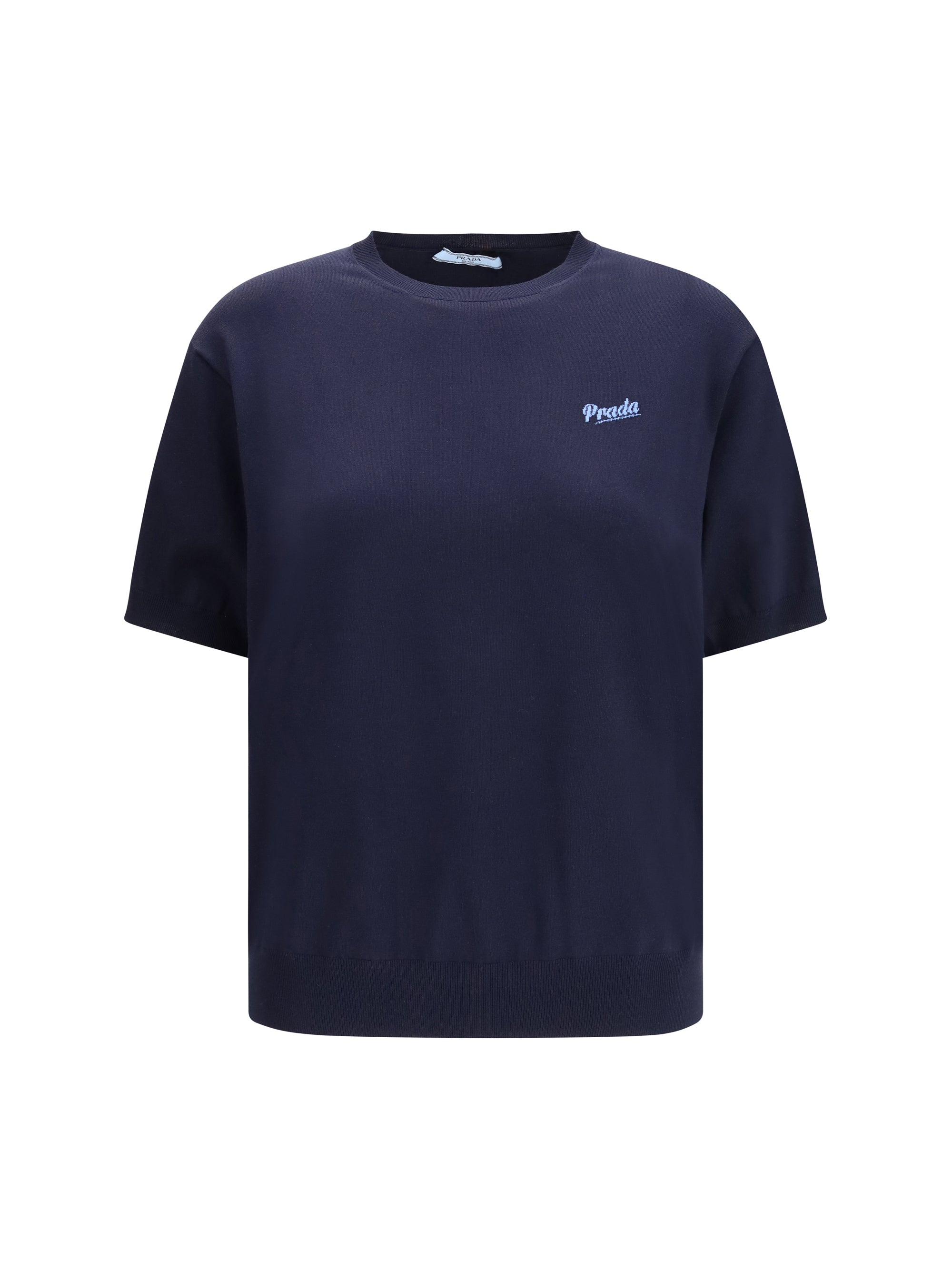 silk crewneck sweater