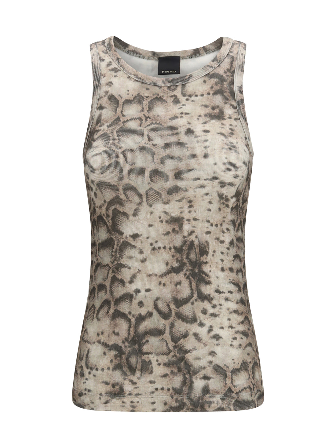 PINKO S snakeskin-print tank top