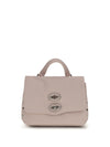 saeta baby leather postina handbag