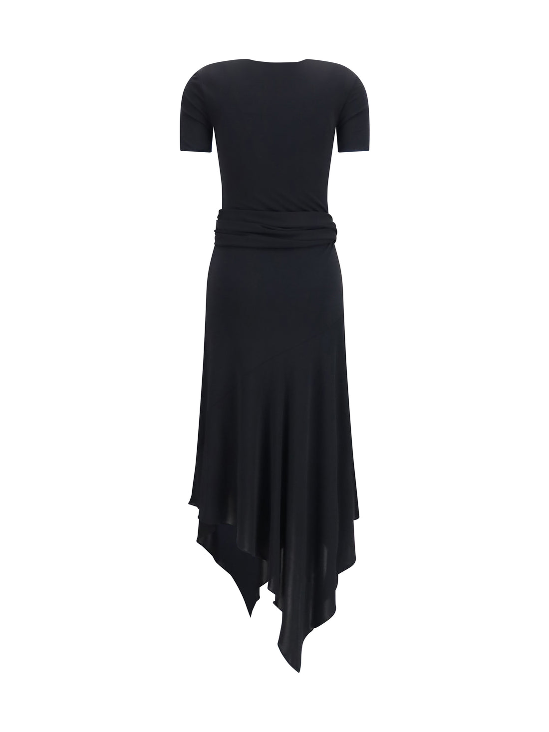 ALAIA 36 belted jersey dress