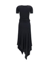 belted jersey dress