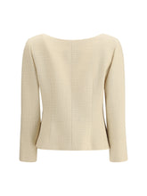 VALENTINO 46 short jacket in plain wool tweed