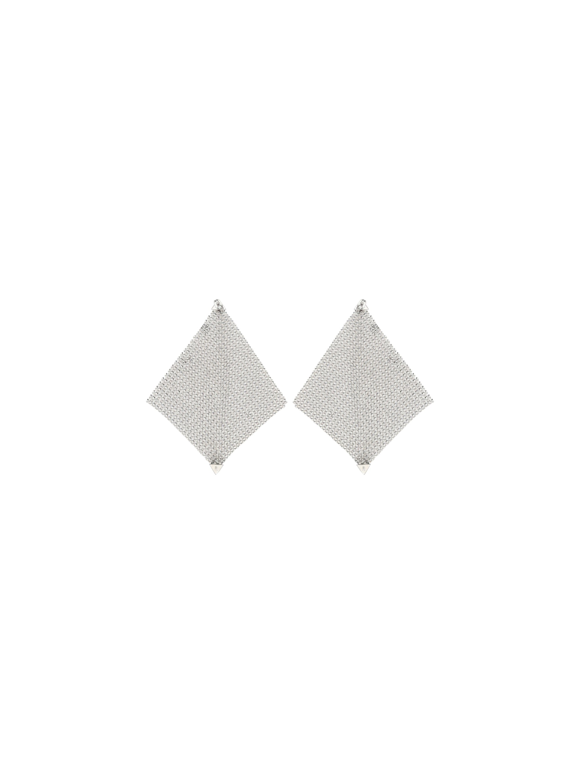 pixel chainmail earrings