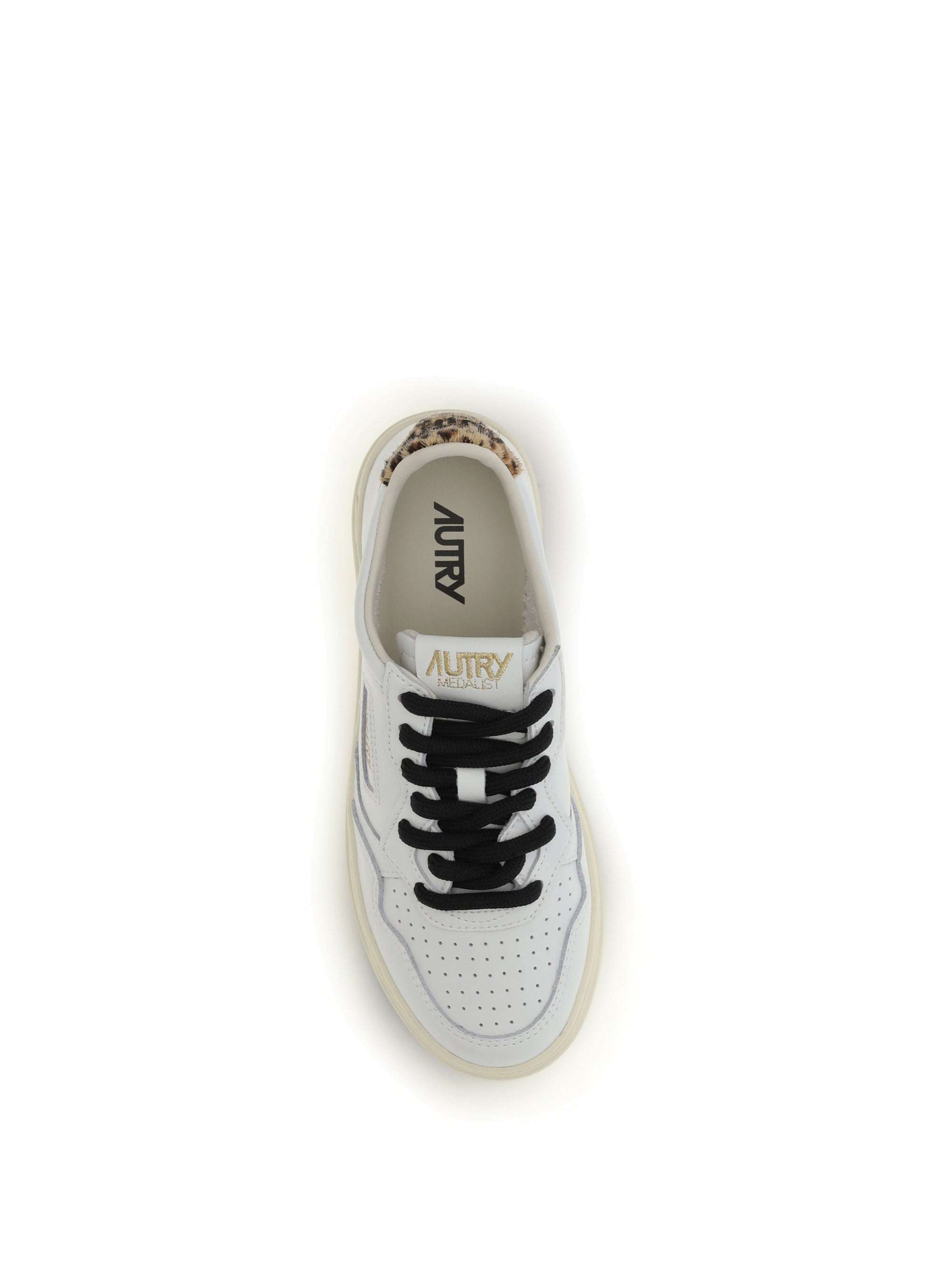 medalist low leather sneakers
