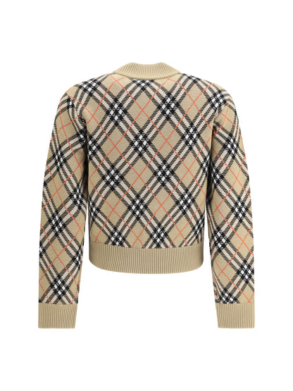 BURBERRY L check cardigan