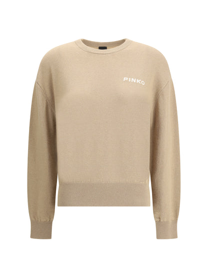 PINKO L logo sweater