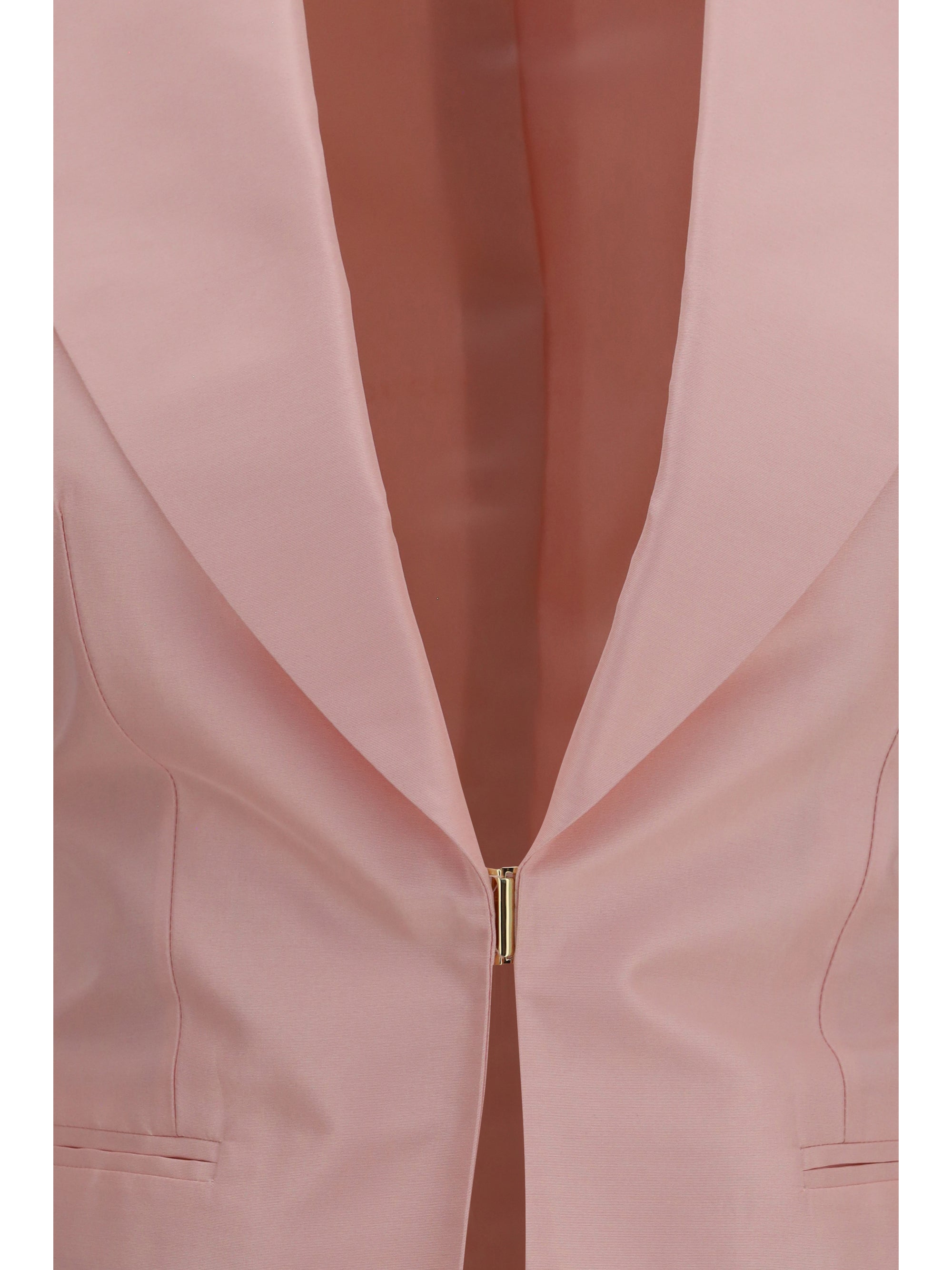 silk faille jacket