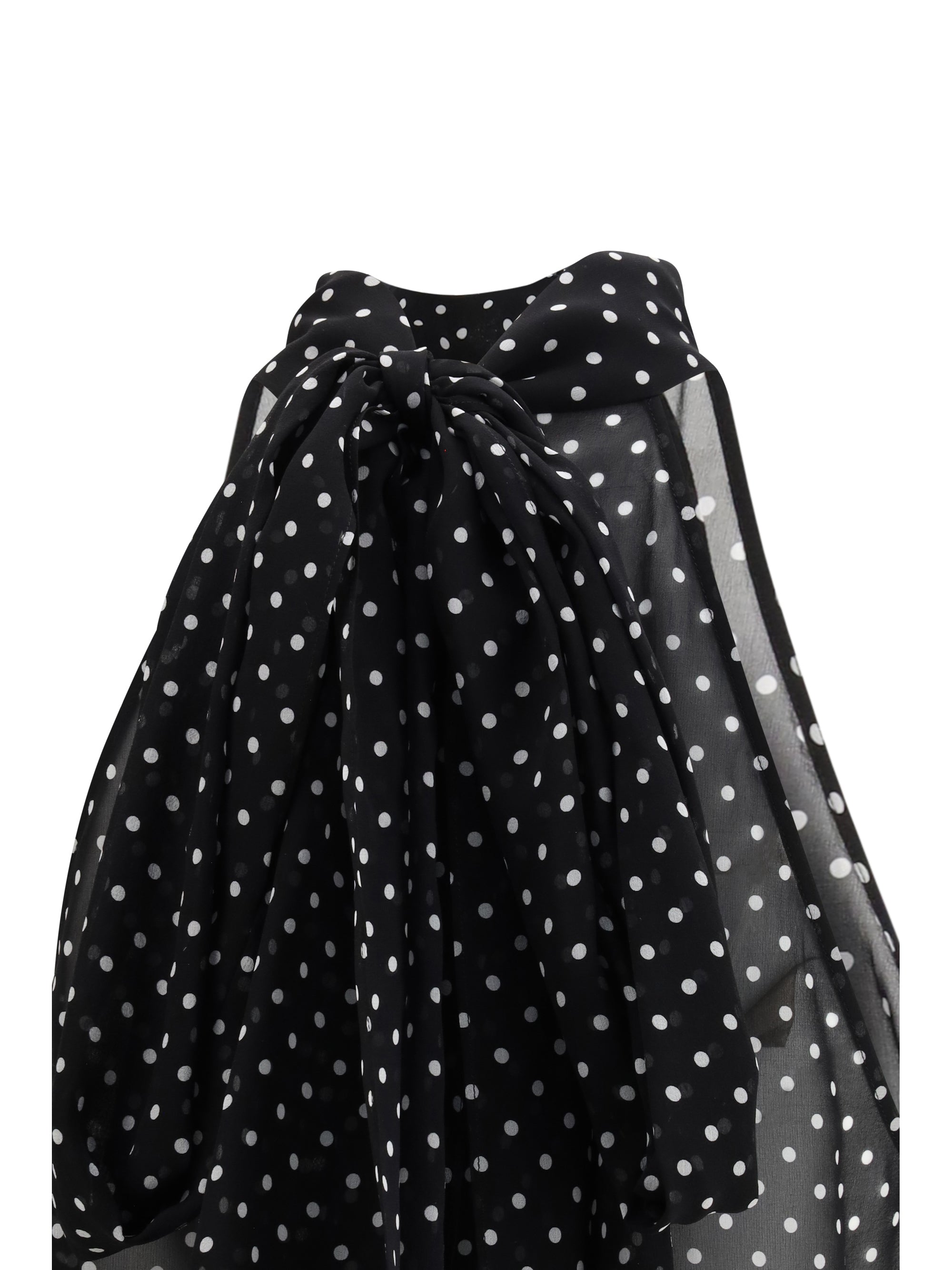 TOM FORD 40 silk polka dot blouse