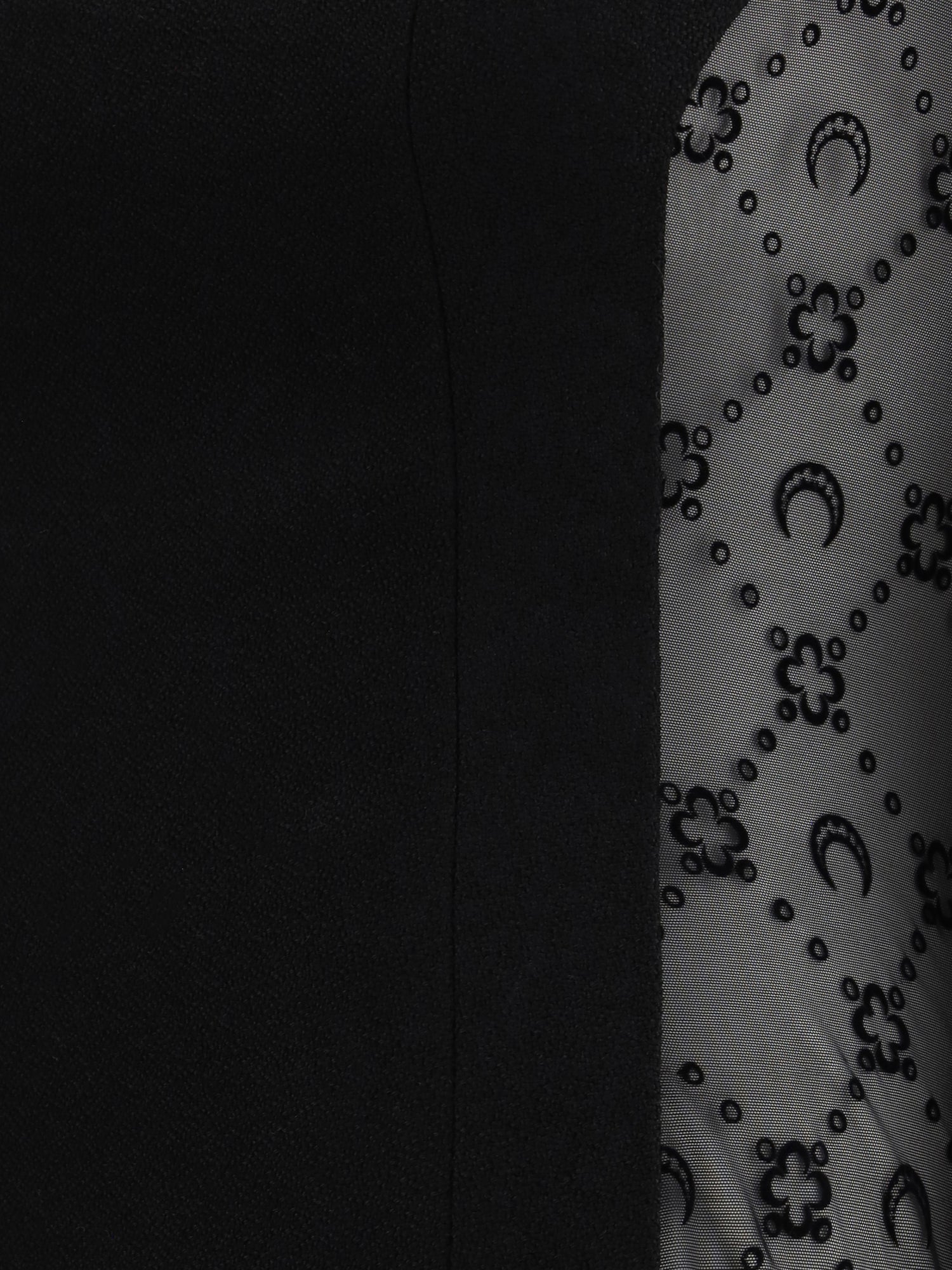 MARINE SERRE 36 wool bouclé sleeveless mini dress