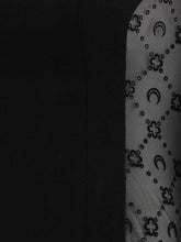 MARINE SERRE 36 wool bouclé sleeveless mini dress