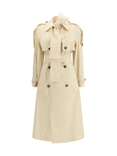 BURBERRY 8 long trerose trench in canvas