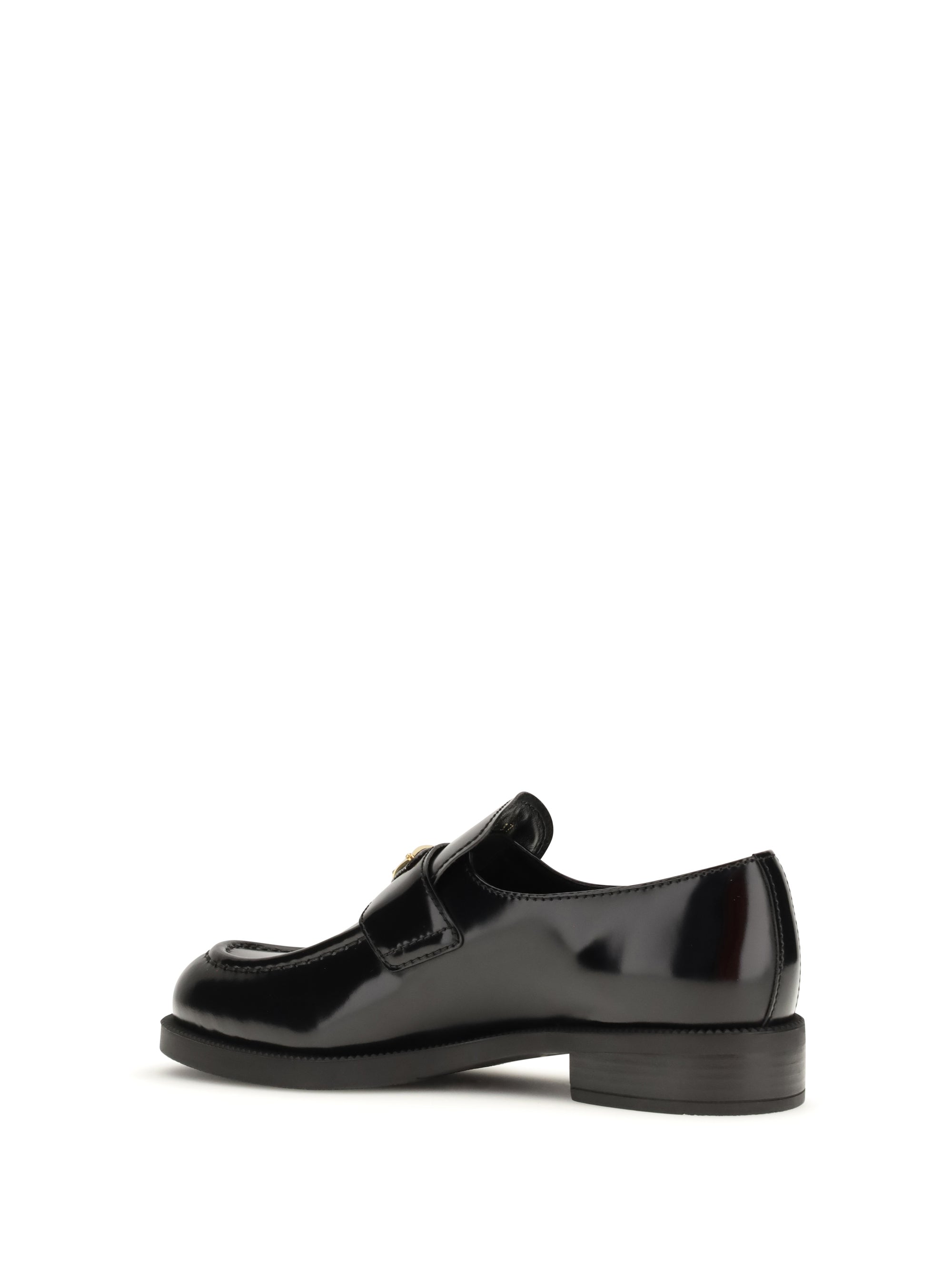 PRADA 37.5 leather loafers