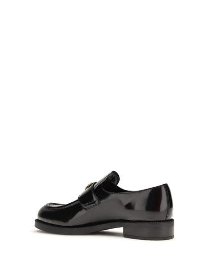 PRADA 37.5 leather loafers