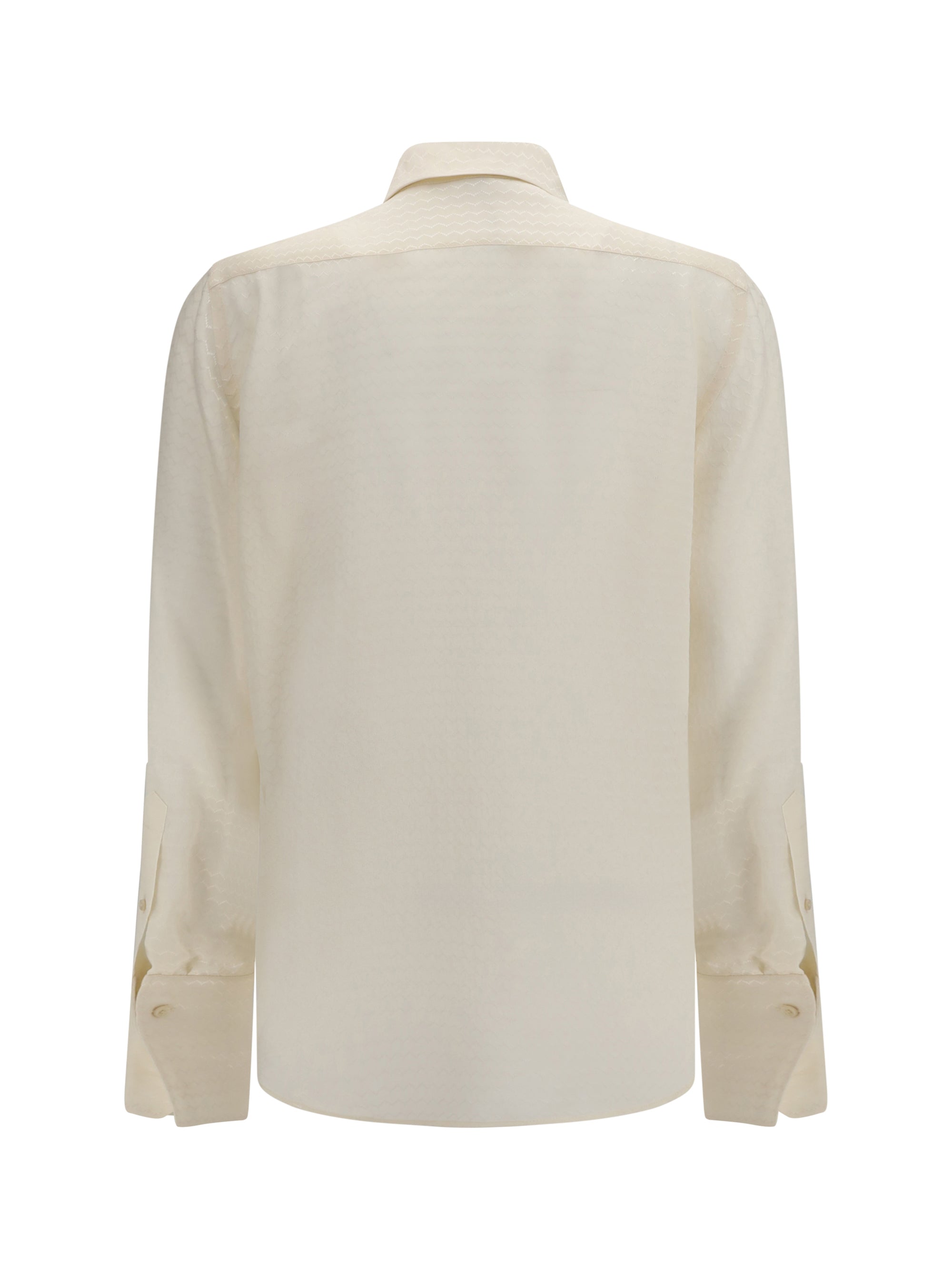 jacquard silk shirt
