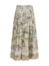 scout linen midi skirt