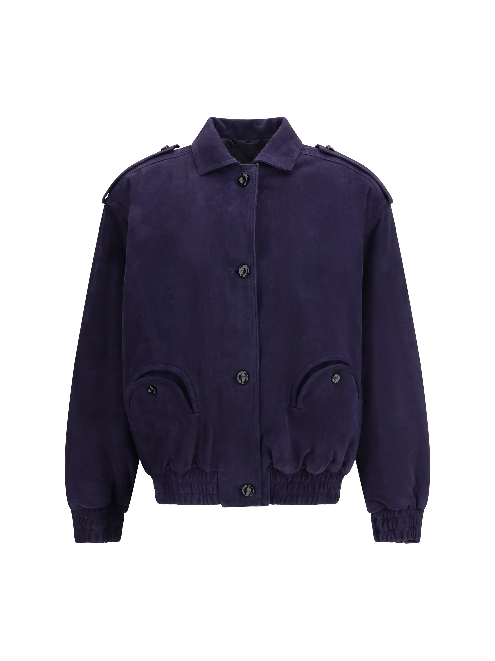 viva charlie suede bomber jacket