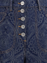 ETRO 27 jacquard-patterned flare jeans