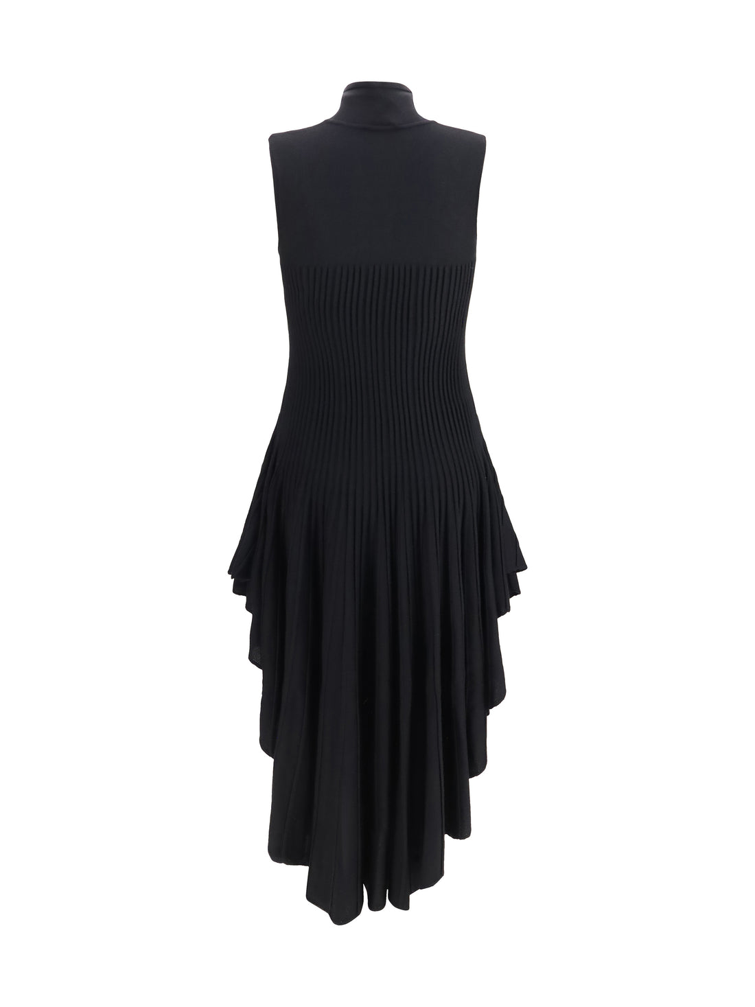 ALAÏA 36 3d sculpted knit pointed dress