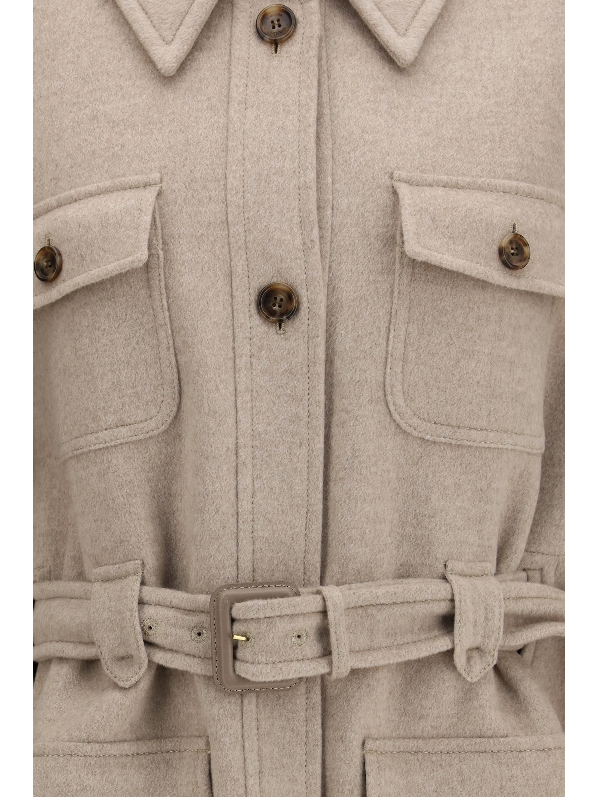 nettare cashmere cape with belt