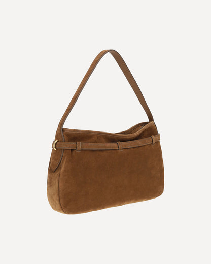 aventure suede shoulder bag