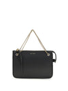 leather crossbody clutch